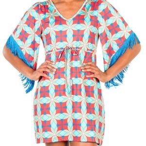 Tracy Negoshian Felicity Fringe Dress M